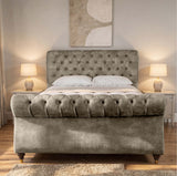Seinna Swan Upholstered Bed Frame