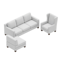 3 + Low Chair + Wing Chair