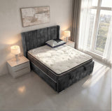 Arizona Winged Ottoman Bed