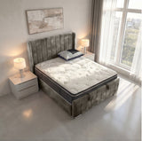 Arizona Winged Ottoman Bed