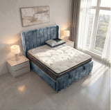 Arizona Winged Ottoman Bed
