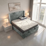 Arizona Winged Ottoman Bed