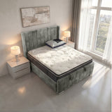 Arizona Winged Ottoman Bed
