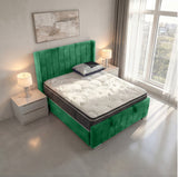 Arizona Winged Ottoman Bed