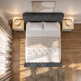 Seinna Swan Upholstered Bed Frame