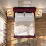 Seinna Swan Upholstered Bed Frame