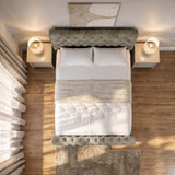 Seinna Swan Upholstered Bed Frame