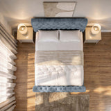 Seinna Swan Upholstered Bed Frame