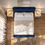 Seinna Swan Upholstered Bed Frame
