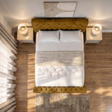 Seinna Swan Upholstered Bed Frame