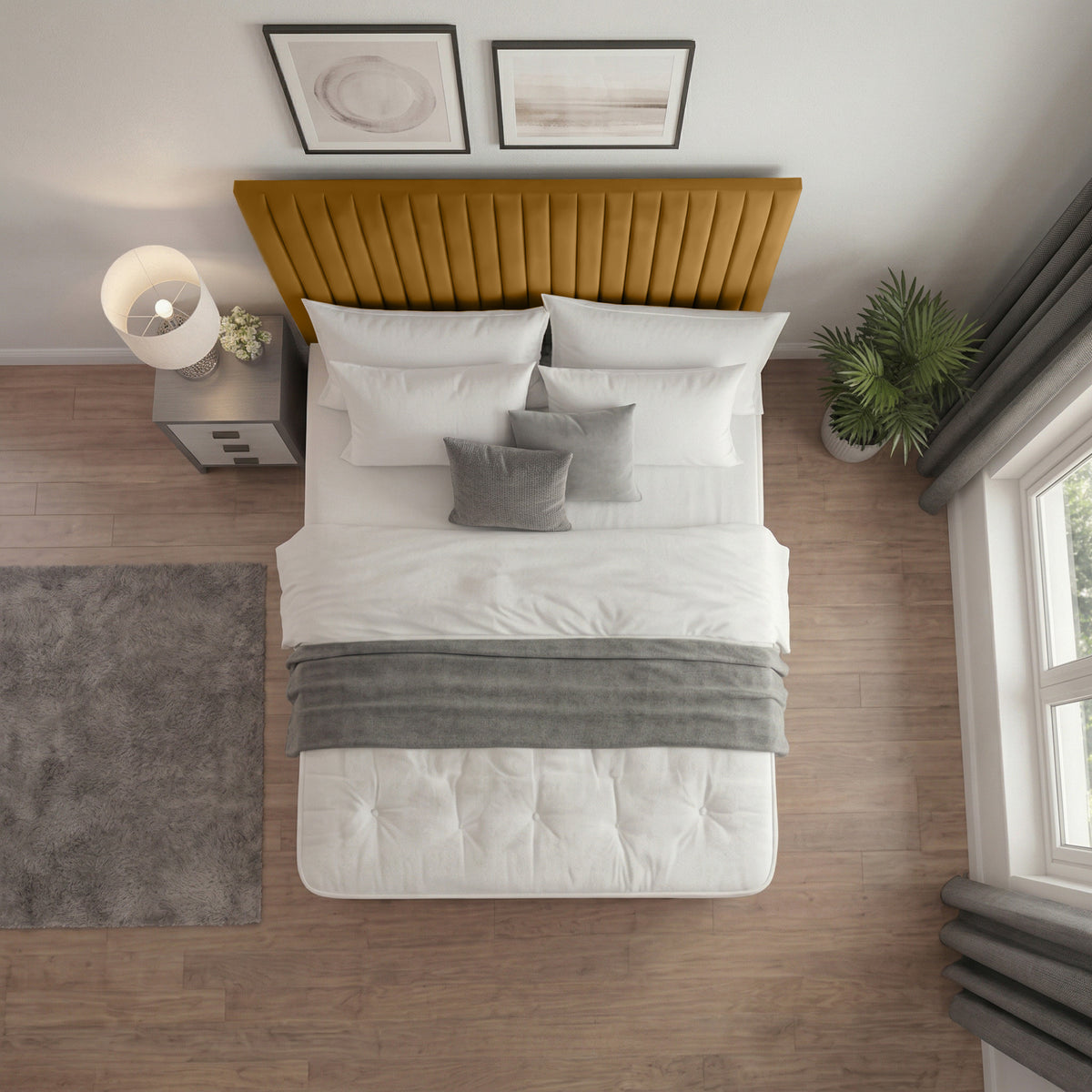 PL05 Plush Soft Velvet Mustard
