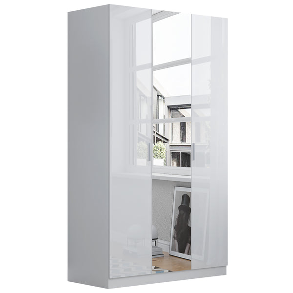 EA322 3 -DOOR DERBY GLOSSY WARDROBE