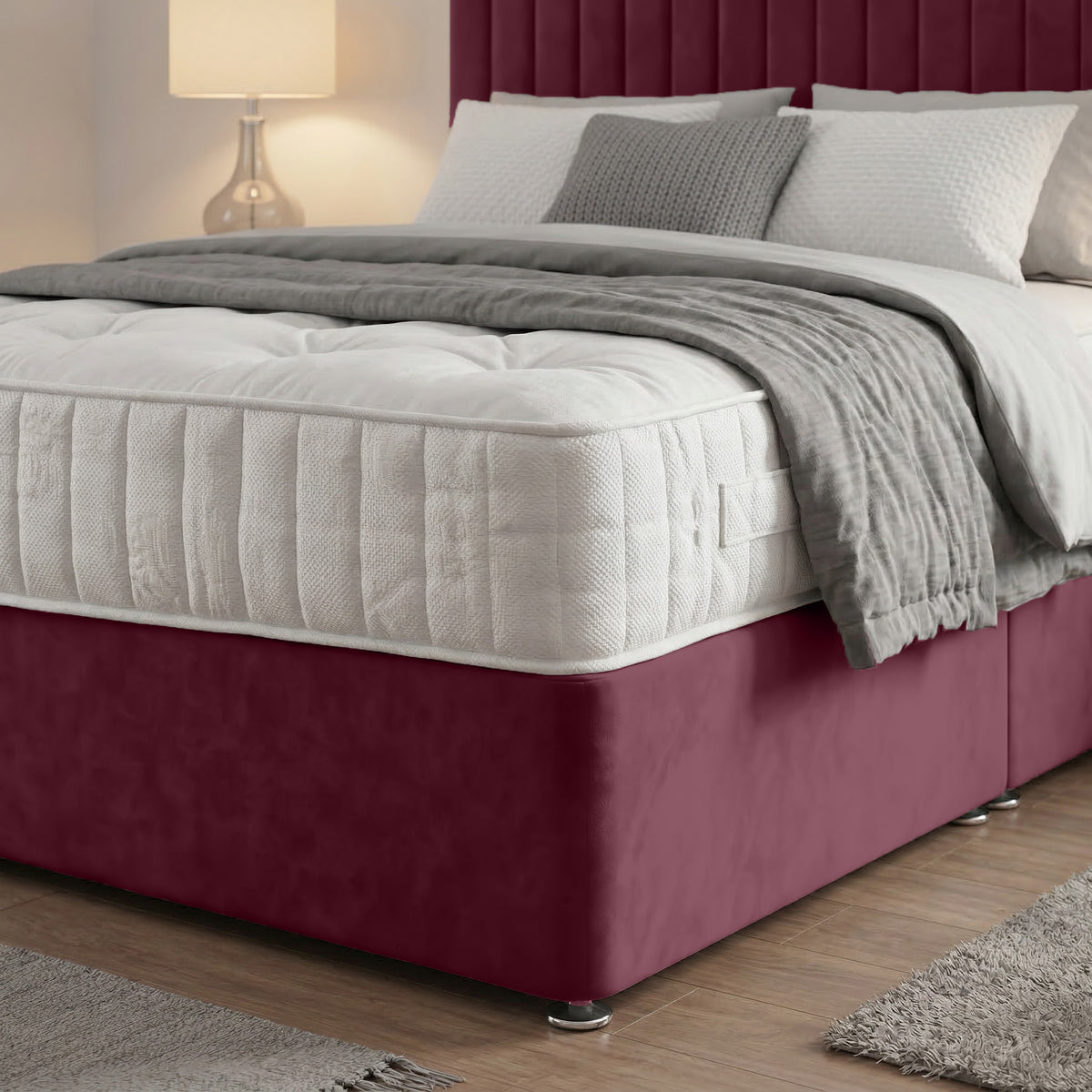 PL10 Plush Soft Velvet Claret