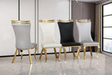 Greek Curved High Back , Sculpted-Leg , Contemporary Dining Chair