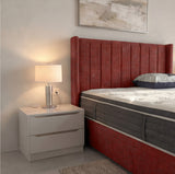 Arizona Winged Ottoman Bed