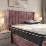 Arizona Winged Ottoman Bed