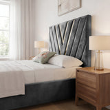 Valentino Designer Upholstered Bed Frame