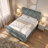 Seinna Swan Upholstered Bed Frame