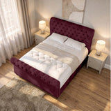 Seinna Swan Upholstered Bed Frame