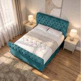 Seinna Swan Upholstered Bed Frame