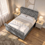 Seinna Swan Upholstered Bed Frame