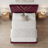 Valentino Designer Upholstered Bed Frame
