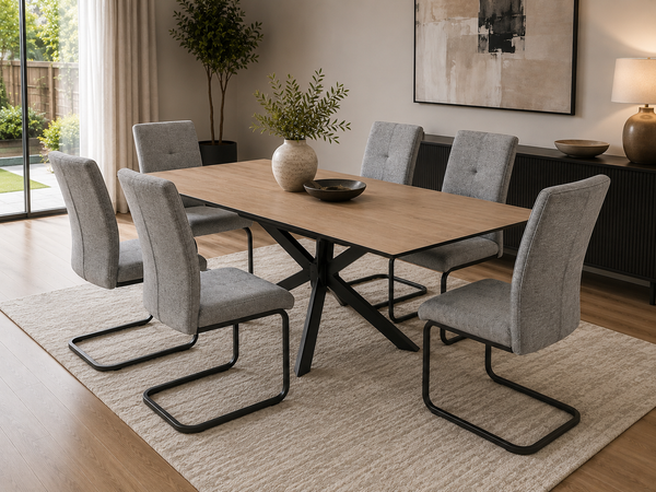 Infintiy Dining set - with 6 chairs