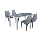Amber Stone Top Dining Table