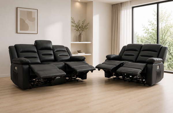 Alva Electric Recliner Sofa Set