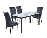 Amber Stone Top Dining Table