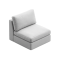 Armless modular unit