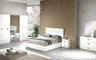 Vogue Bedroom Set With 6 Door Wardrobe - White Gold