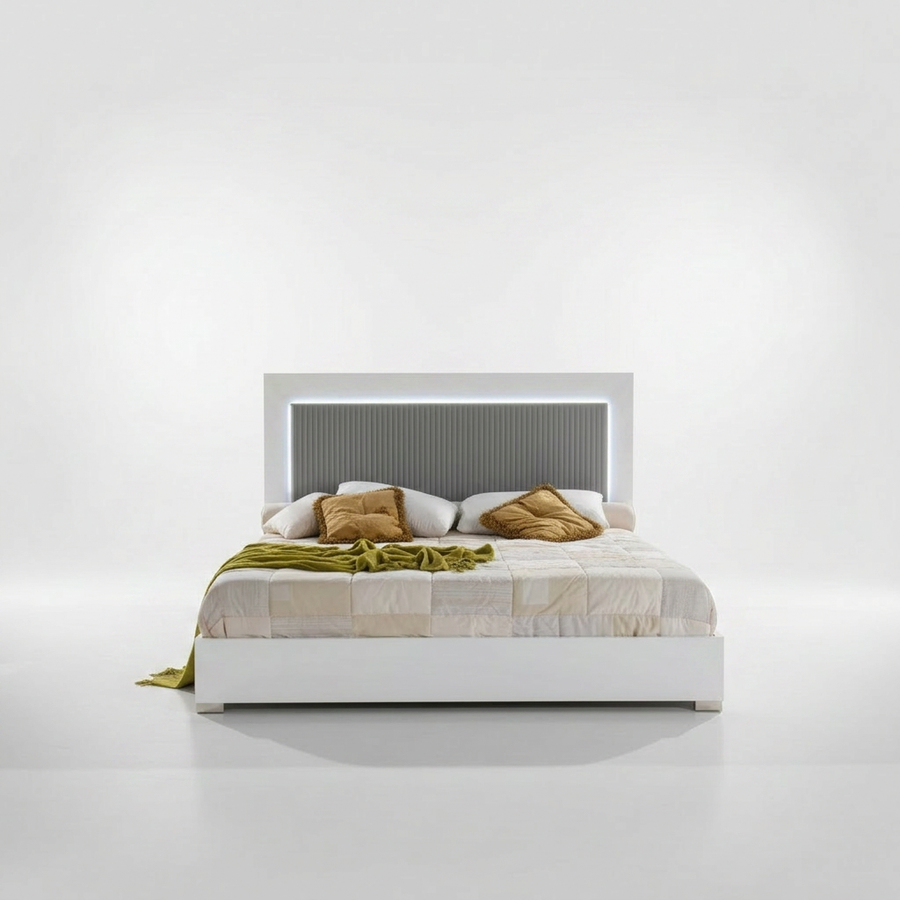 Bella Bed 150 (150x200 mattress) - White
