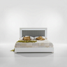 Bella Bed 150 (150x200 mattress) - White
