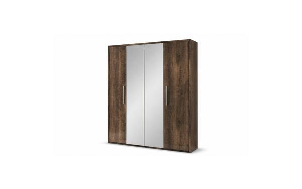 Bella 4-Door Wardrobe – 190 cm - Rovere Monte