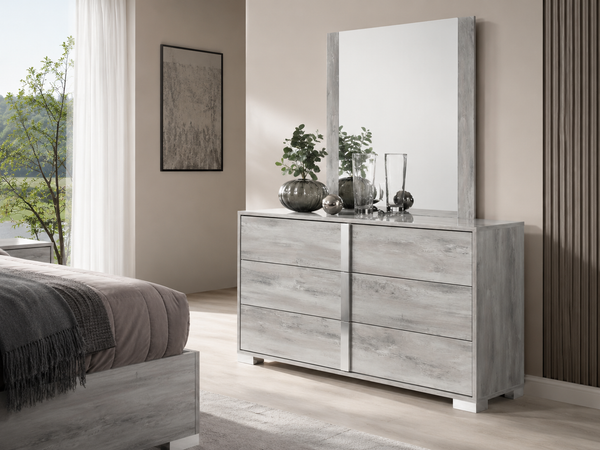 Serena Dresser - Light Grey