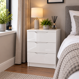 Derby 3 drawer Bedside