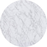 Dallas Round Coffee Table Set Marble/Gold Effect