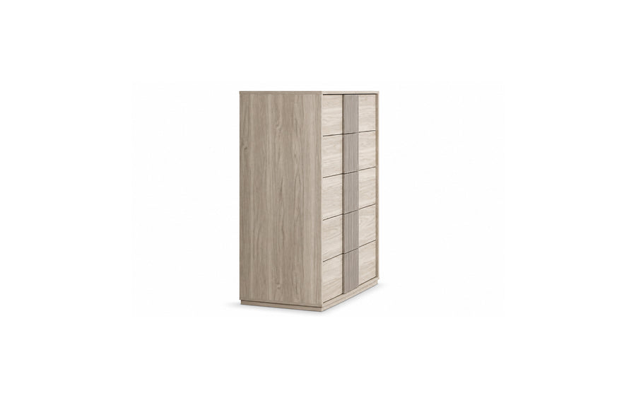 Dafne 5-Drawer Chest - Beige Van Guard