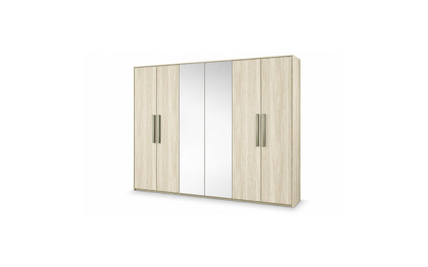Dafne 6-Door Wardrobe - Beige Van Guard