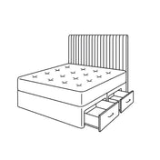 2 Drawers Right Side — Drawers