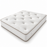 Blush Pink Deep Buttoned Double Bed with 54” Floorstanding Headboard - Mattress included