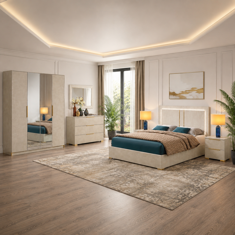 Luna - Italian Bedroom set