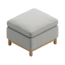 FLUTED BENCH STOOL (matching feet)