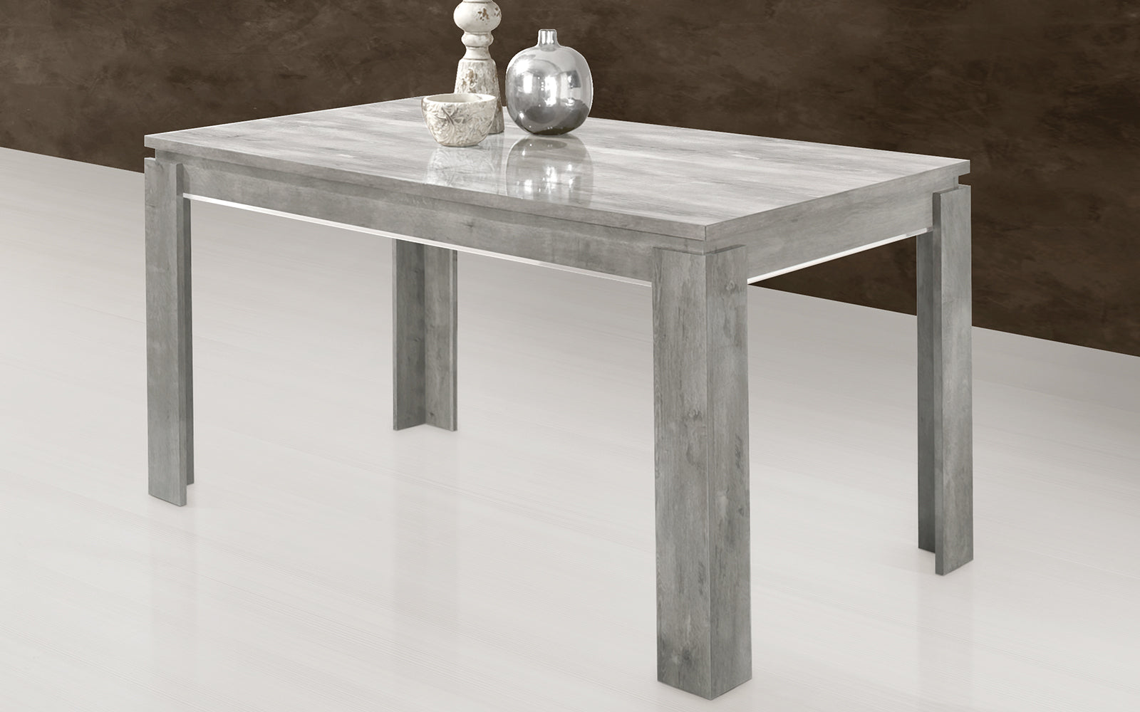 Alexa Fixed Table 160x90 - Light Grey – Ideal Furniture World