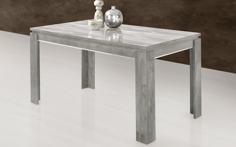 Alexa Fixed Table 160x90 - Light Grey
