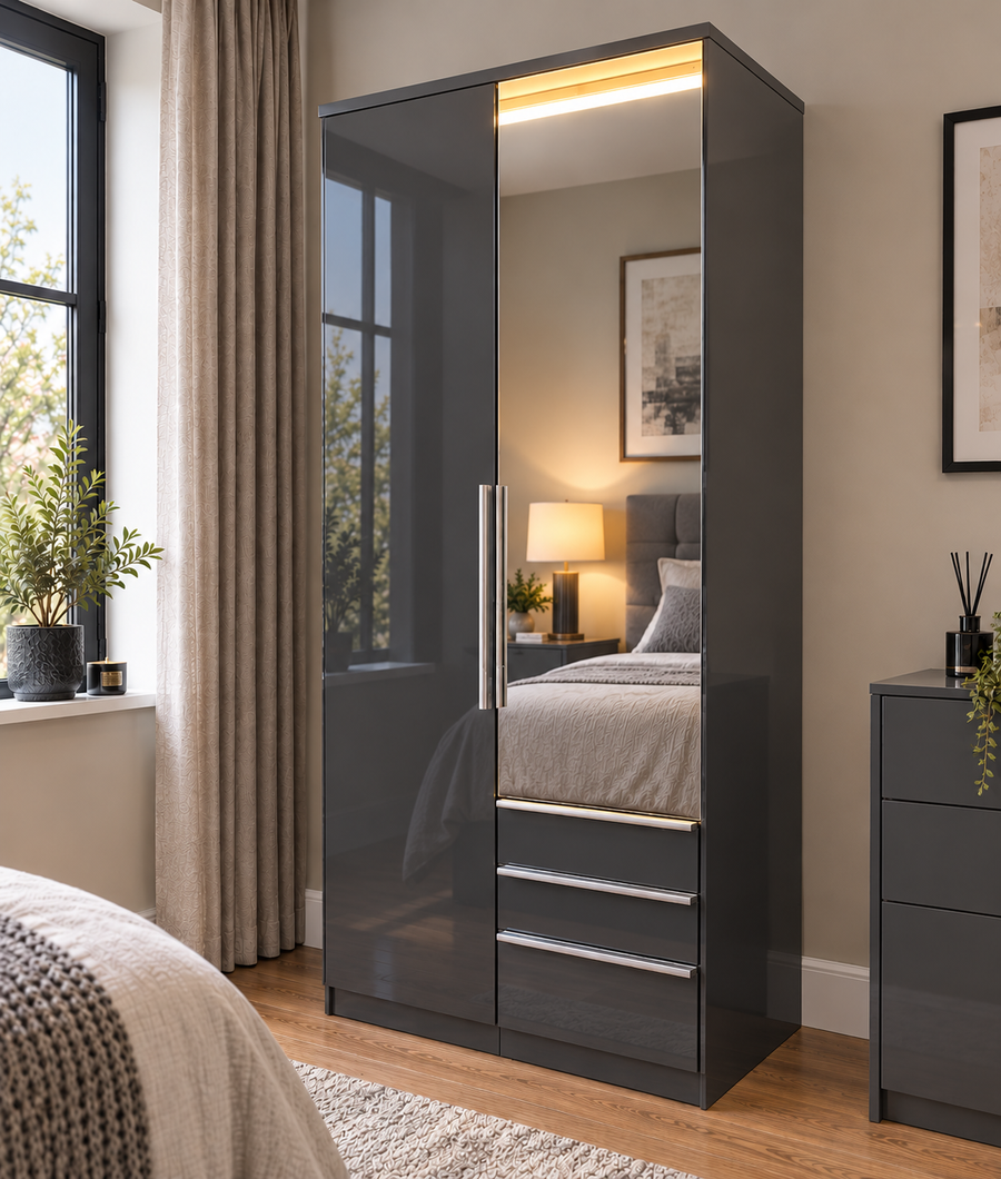 EA258 2 DOOR WARDROBE