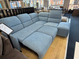 The Bluey Sofa - Modern Corner Sofa Bed with Storage & Adjustable Headrests