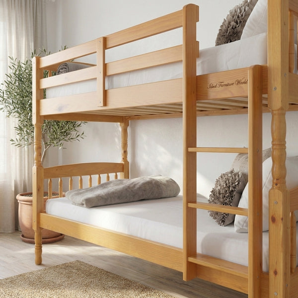 Albany Pine Bunk Bed – Antique Pine (Alfred)
