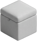 SMALL STORAGE STOOL (with Plastic Glides)